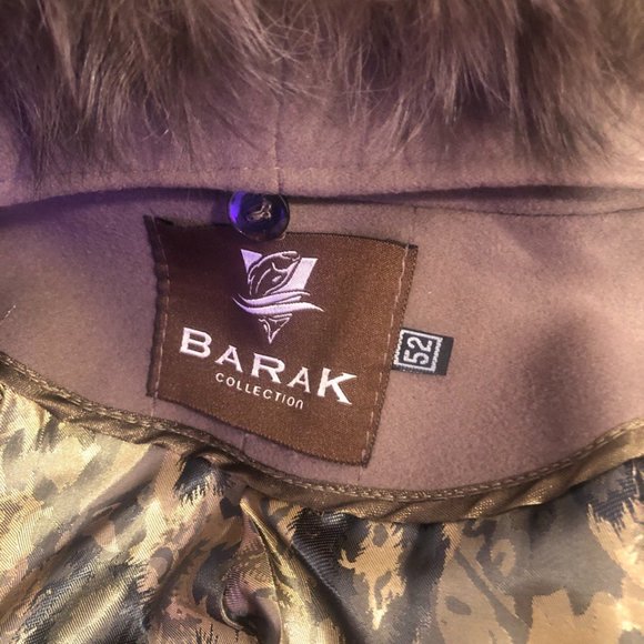 HUGE SALE!!!! NEW 100%wool winter coat with REAL silver fox FUR size 12 - Picture 7 of 11